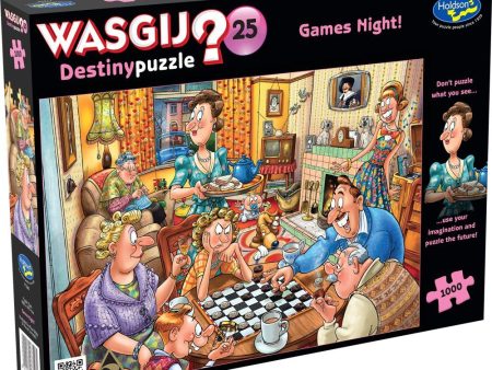 1000pc Wasgij? Destiny 25: Games Night! Online Sale