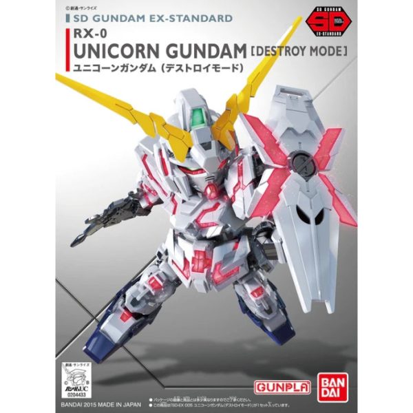 SD Gundam EX-Standard 005 Unicorn Gundam (Destroy Mode) Online Hot Sale