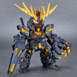 SD Gundam Cross Silhouette Unicorn Gundam 02 Banshee (Destroy Mode) & Banshee Norn Parts Set For Discount