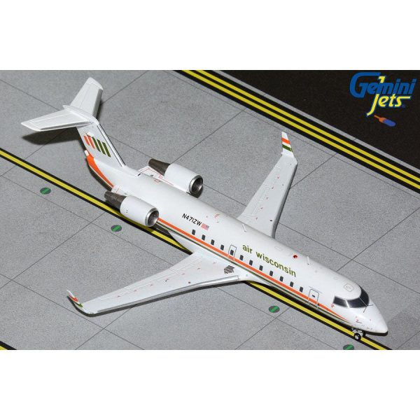 1 200 Air Wisconsin Bombardier CRJ-200LR  Retro  Online Hot Sale