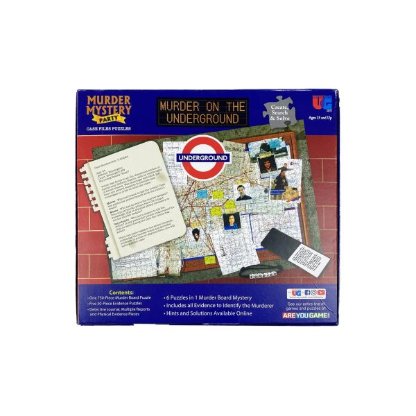 Murder Mystery Party - Murder on the Underground on Sale