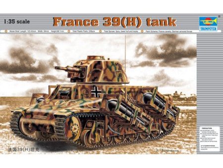 00352 1 35 France 39(H) Tank SA 38 37mm Gun Plastic Model Kit Discount